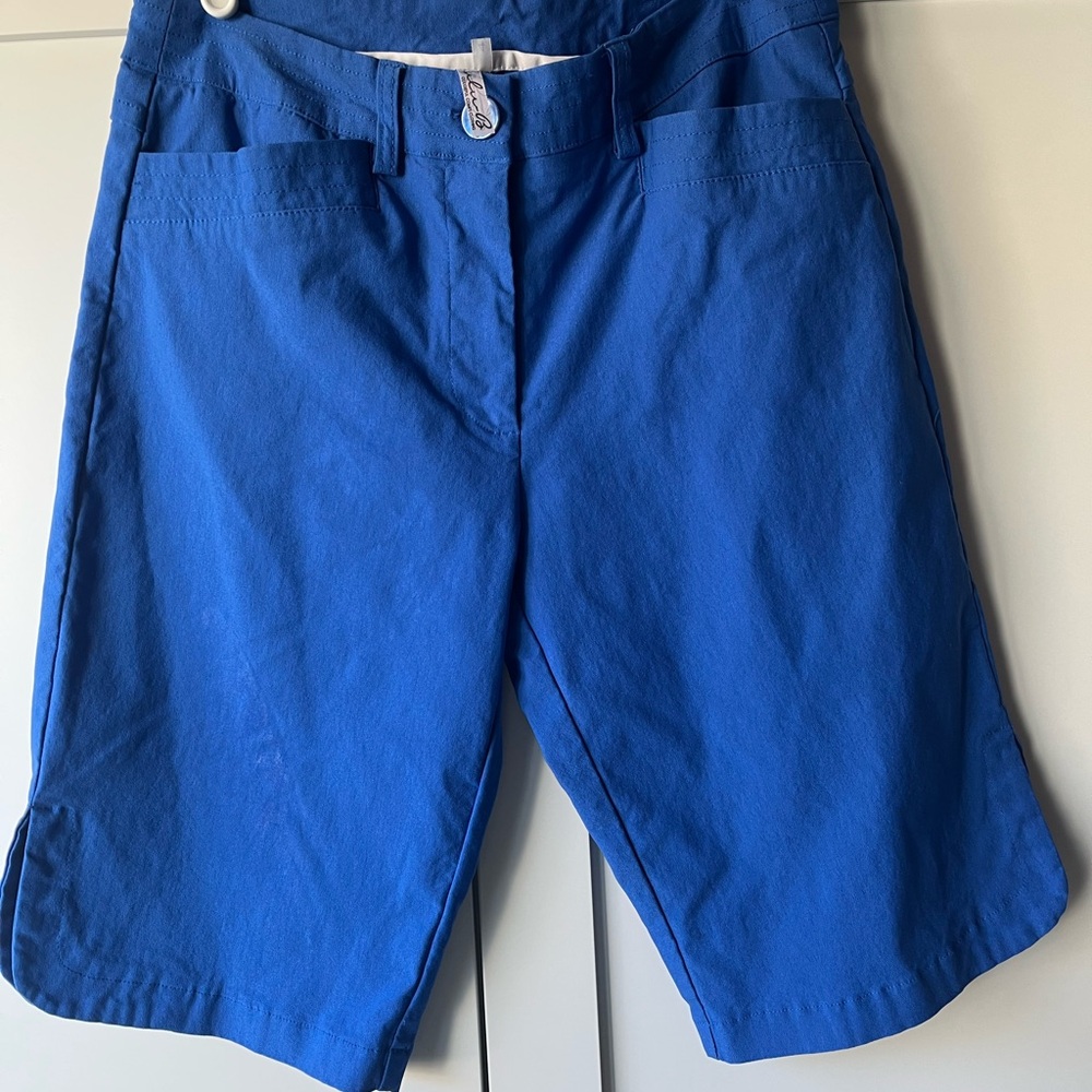 Lulu-B Women's Athletic Shorts in Blue (swim shorts)